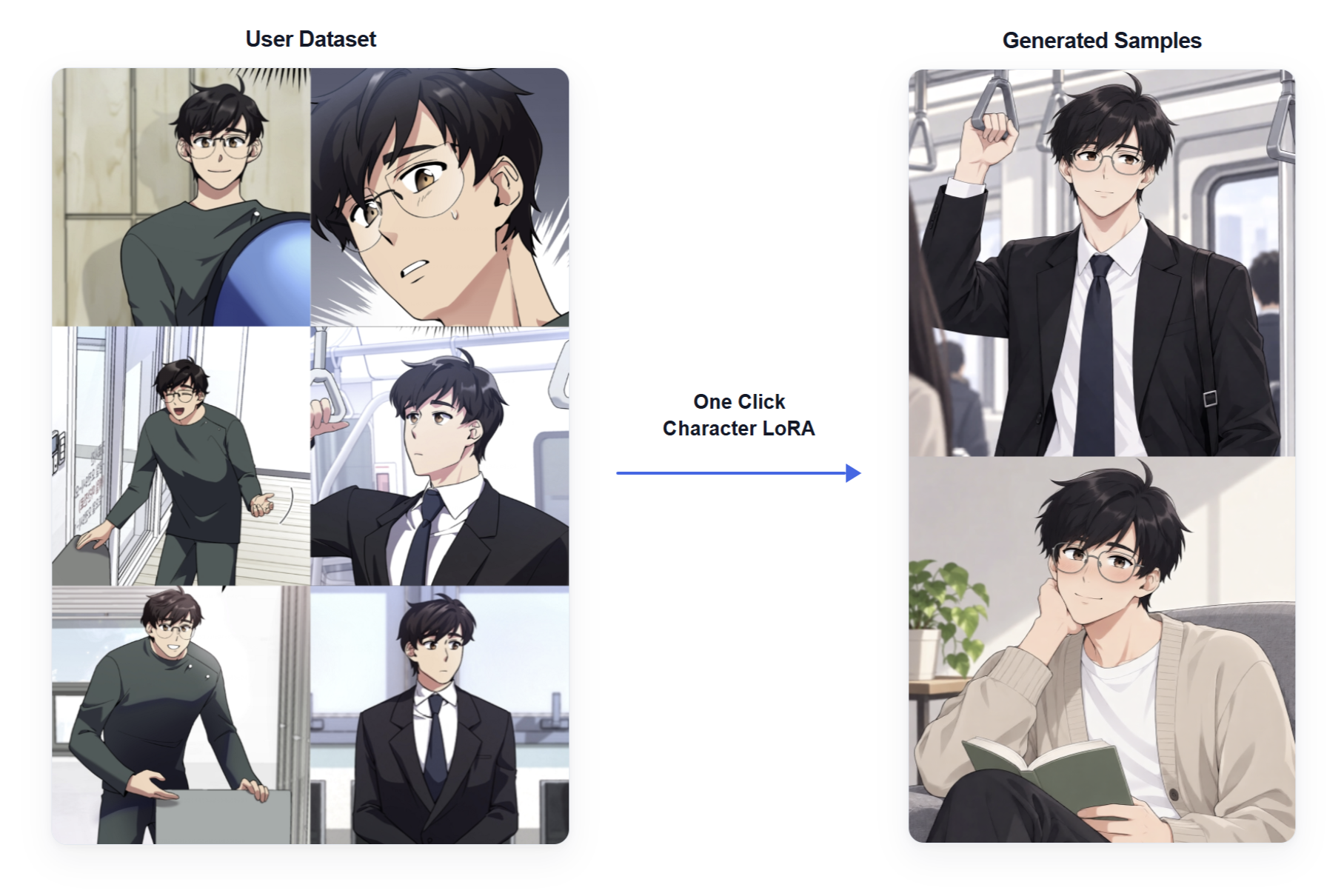 Webtoon Character Generation Using a One-Click LoRA Workflow